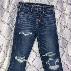 American Eagle nex(X)T level high-waisted jeans